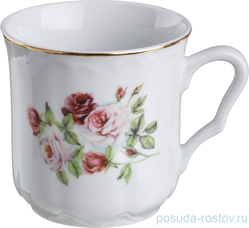 Кружка 300 мл "Карел /Розы" / 202909 Кружка 300 мл "Карел /Розы" / 202909