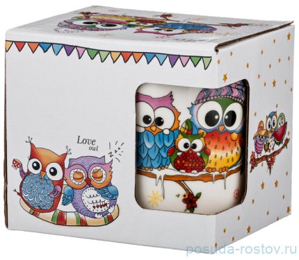 Кружка 500 мл &quot;Совы&quot; / 199122