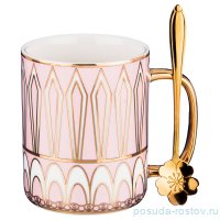 Кружка 400 мл с ложкой / 186911