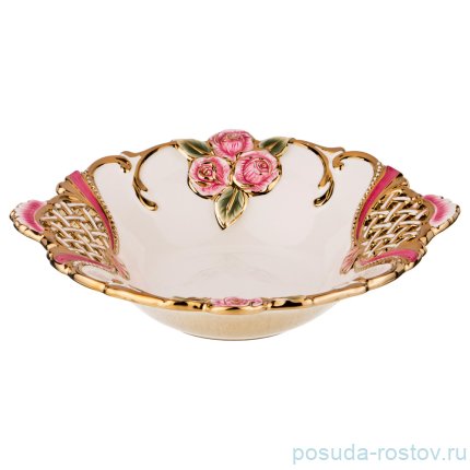 Блюдо 36 х 33 х 8 см &quot;розы и стразы&quot; / 190863
