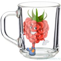 Кружка 200 мл &quot;Фруктовые смайлы&quot; в ассортименте  / 255719