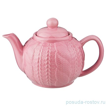 Заварочный чайник 1,1 л &quot;вязанка /розовая&quot; / 187116