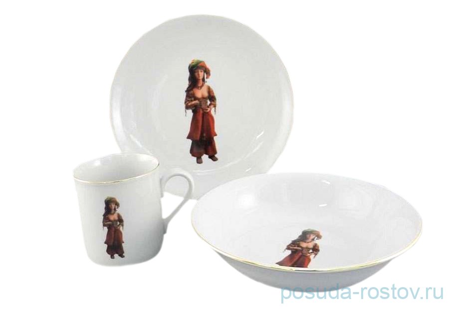 Детский набор 3 предмета "Алладин" / 158586 Детский набор 3 предмета "Алладин" / 158586