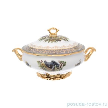 Столовый сервиз на 6 персон 28 предметов &quot;Мария-Тереза /Охота зеленая&quot; S-P / 254831