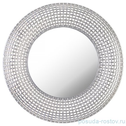 Зеркало настенное 72 см круглое серебро &quot;SWISS HOME&quot;  / 197446