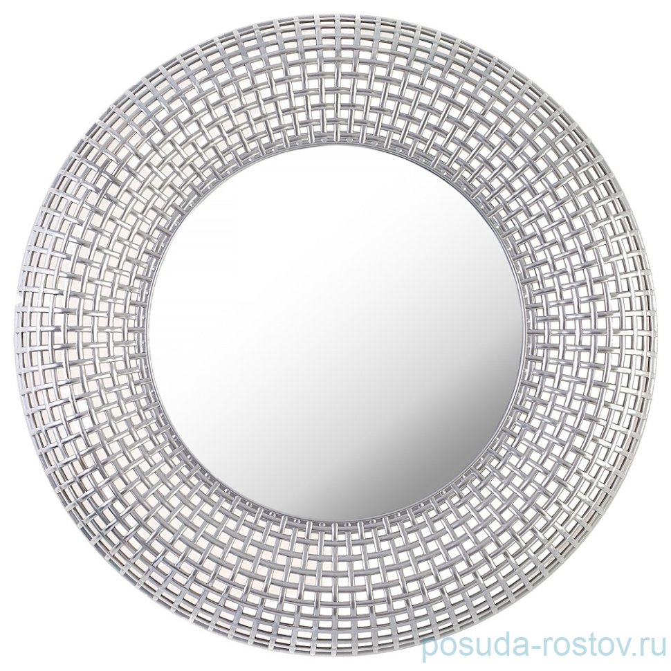 Зеркало настенное 72 см круглое серебро "SWISS HOME" / 197446 Зеркало настенное 72 см круглое серебро "SWISS HOME" / 197446