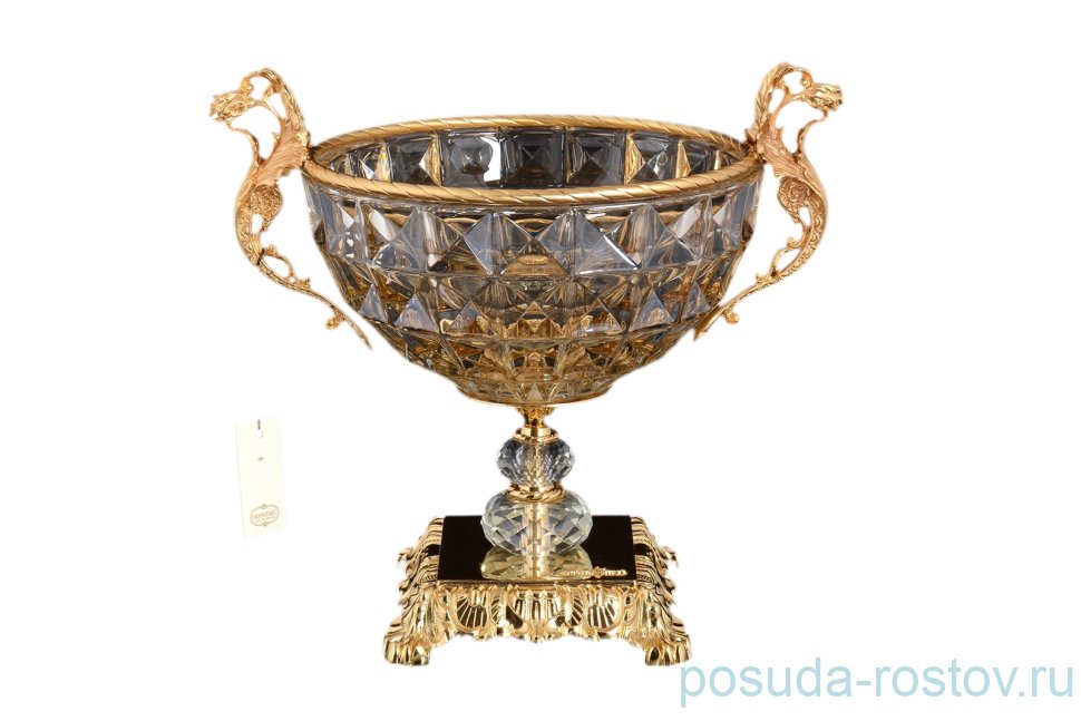 Фруктовница н/н с ручками "Франко /Дымчатая" / 108876 Фруктовница н/н с ручками "Франко /Дымчатая" / 108876