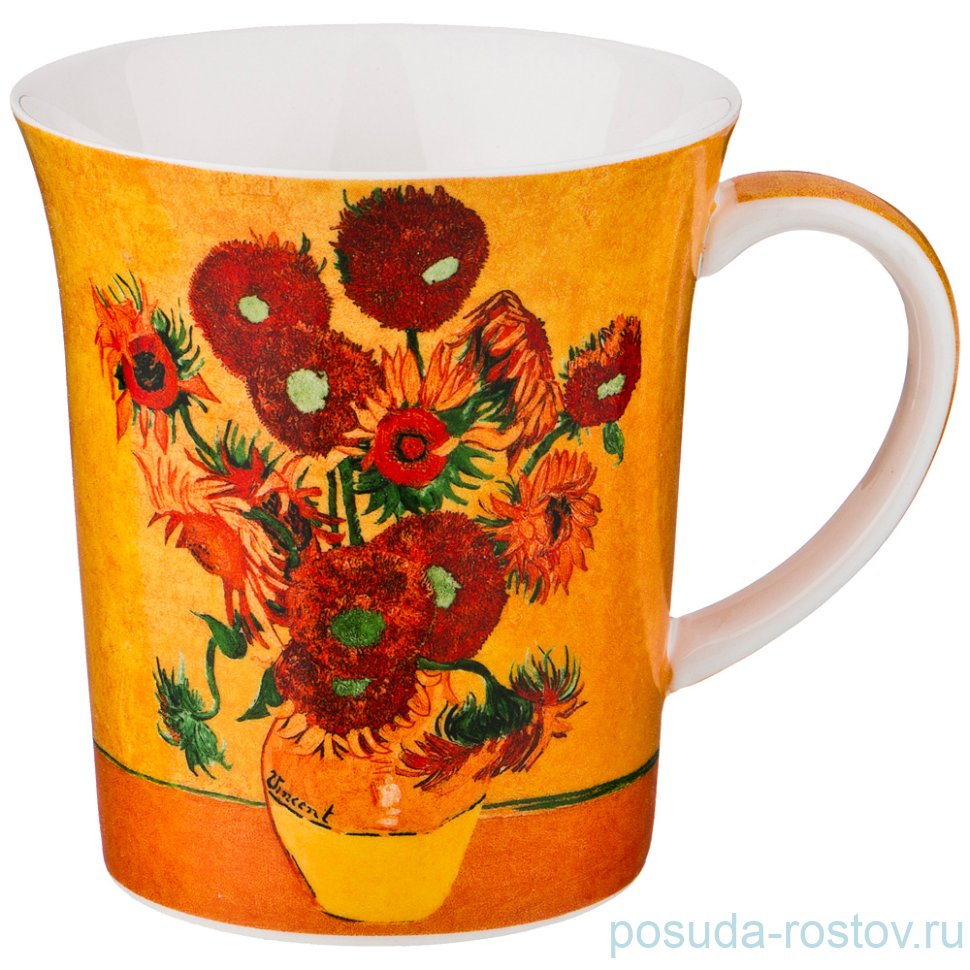 Кружка 420 мл "В. Ван Гог /Подсолнухи" / 186007 Кружка 420 мл "В. Ван Гог /Подсолнухи" / 186007