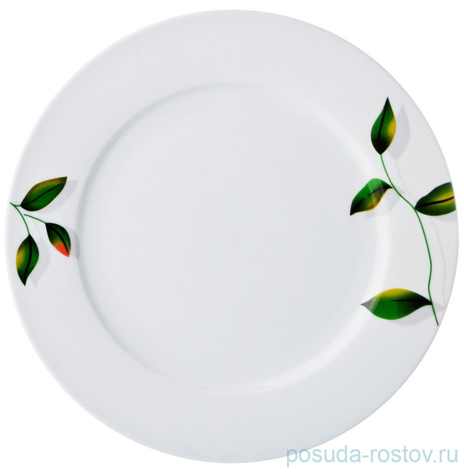 Тарелка 27 см 1 шт "Листики"  / 307660