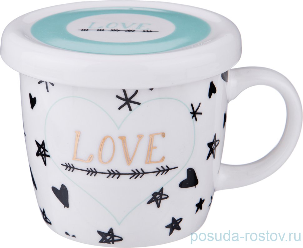 Кружка заварочная 375 мл "Love" / 208626 Кружка заварочная 375 мл "Love" / 208626