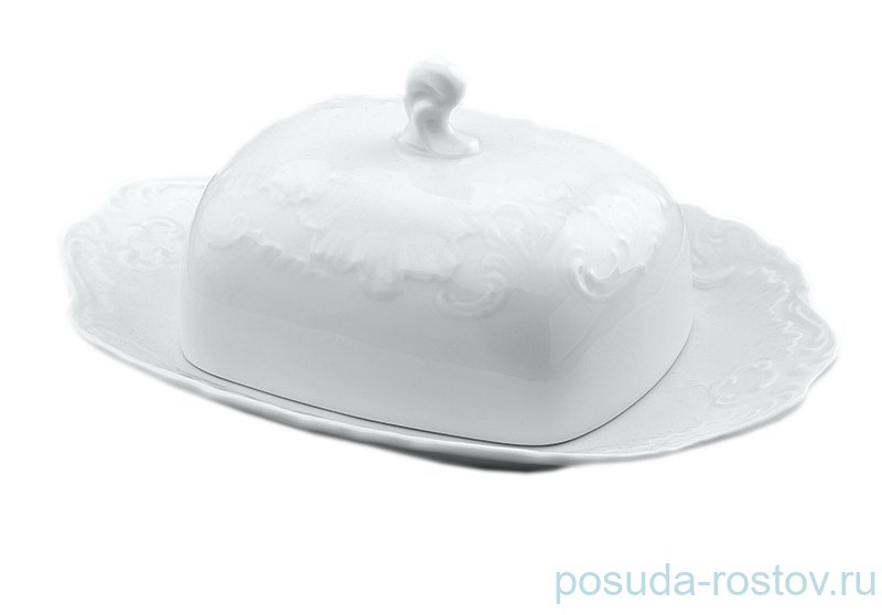 Маслёнка 23 х 16 см  Cmielow "Рококо /Без декора" / 111580