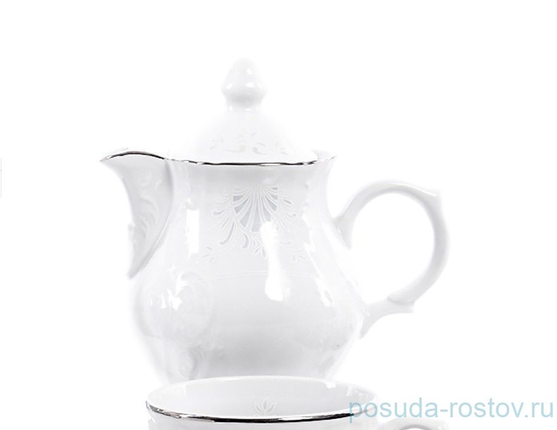 Заварочный чайник 350 мл гост."Бернадотт /Платиновый узор" / 344971 Заварочный чайник 350 мл гост."Бернадотт /Платиновый узор" / 344971