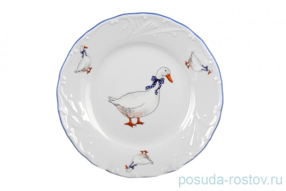 Набор тарелок 17 см 6 шт Bohemia Porcelan Moritz Zdekauer 1810 s.r.o. "Лиана /Гуси" / 096650 Набор тарелок 17 см 6 шт Bohemia Porcelan Moritz Zdekauer 1810 s.r.o. "Лиана /Гуси" / 096650