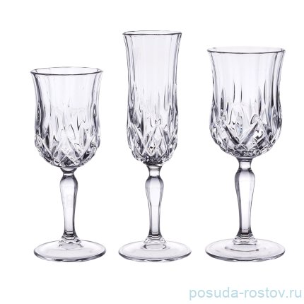 Набор бокалов 18 предметов (160, 130, 230 мл) &quot;Опера /Без декора&quot; / 198190