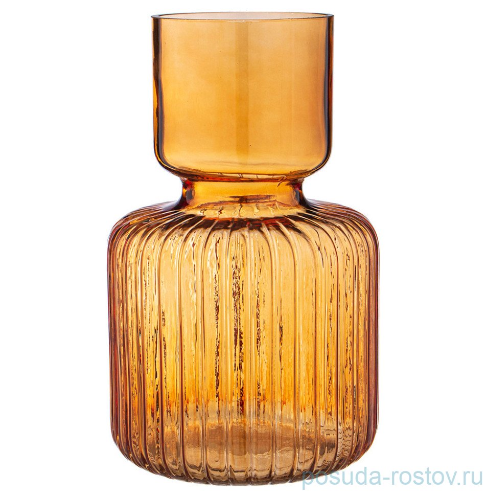 Ваза для цветов 16 х 27 см "Amelie amber" / 336358 Ваза для цветов 16 х 27 см "Amelie amber" / 336358