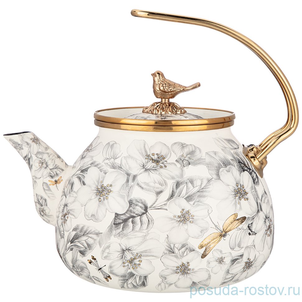 Чайник 3 л эмалированный "Яблоневый сад" / 263605