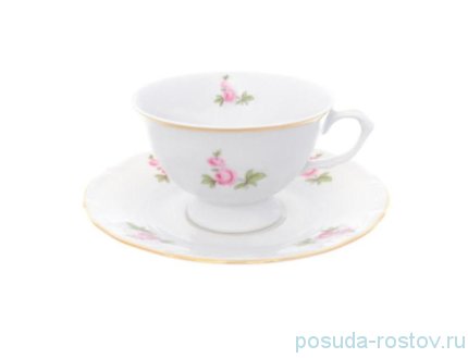 Набор чайных пар 200 мл 6 шт &quot;Мария-Тереза /Полевой цветок&quot; (классическая чашка&quot; / 236352