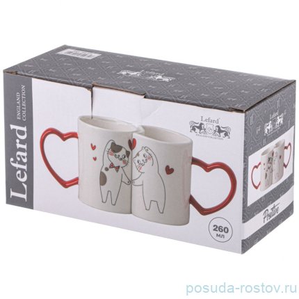 Набор из 2 кружек давай обнимемся 260 мл / 349201