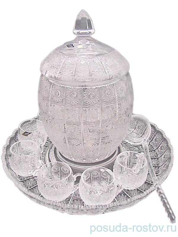 Набор для пунша/крюшона 9 предметов на 6 персон "Боуле /Хрусталь резной" / 034918 Набор для пунша/крюшона 9 предметов на 6 персон "Боуле /Хрусталь резной" / 034918