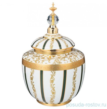 Конфетница 22 х 22 х 35 см с крышкой &quot;Crown&quot; / 273826