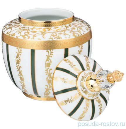 Конфетница 22 х 22 х 35 см с крышкой &quot;Crown&quot; / 273826