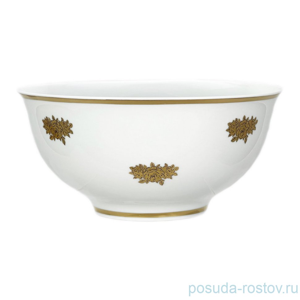Набор пиал 16 см 6 шт "Аляска /Золотые розочки" / 274543