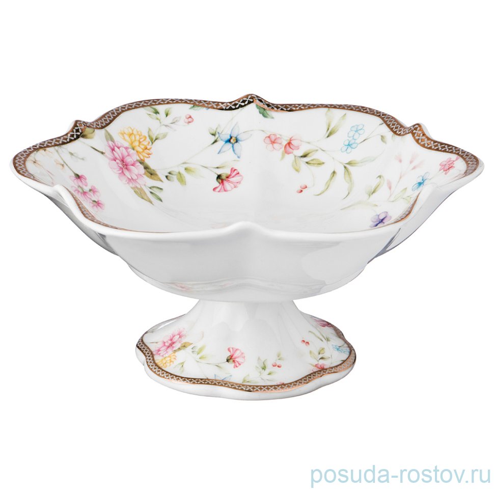 Конфетница 18 см н/н "Луговые цветы" / 189524 Конфетница 18 см н/н "Луговые цветы" / 189524