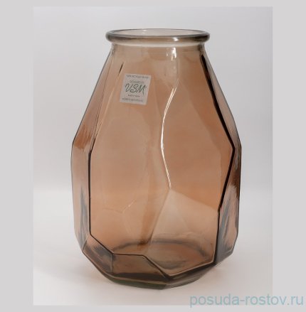 Ваза для цветов 35 см коричневый &quot;Origami&quot; (инд.упаковка) / 323167