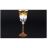 Бокалы для белого вина 185 мл 6 шт &quot;Анжела /Матовые листики /Золото на медовом&quot; E-V / 115946