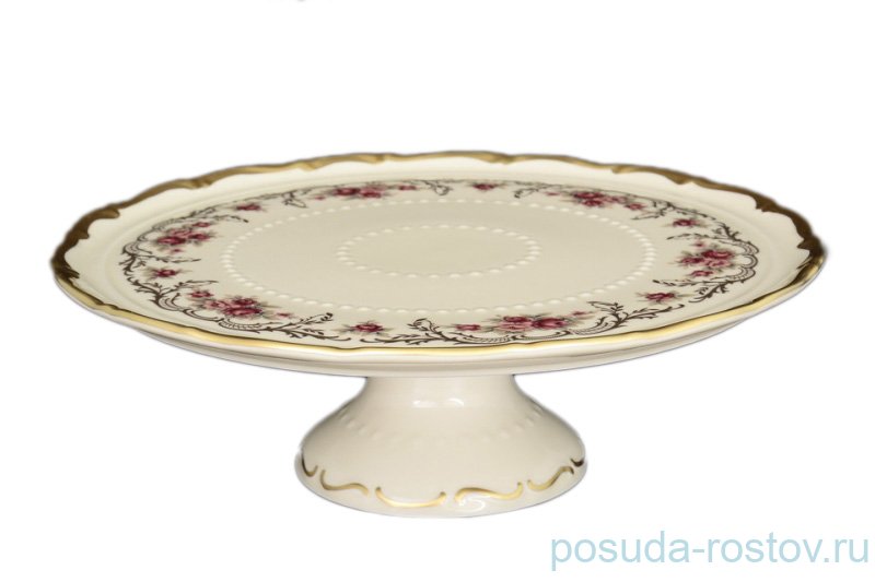 Тортница 32 см н/н "Анжелика /Плетистая роза /СК" / 086883