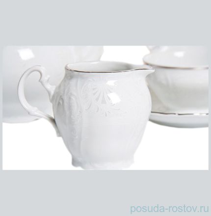 Чайный сервиз на 12 персон 44 предмета &quot;Бернадотт /Платиновый узор&quot; / 025722