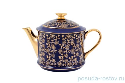 Заварочный чайник 400 мл &quot;Виндзор /Золотые цветы /синий&quot; 1 / 147232