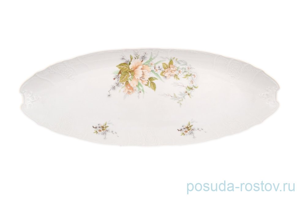 Блюдо 52 х 20 х 4,5 см для рыбы "Бернадотт /Осенний букет" / 061793 Блюдо 52 х 20 х 4,5 см для рыбы "Бернадотт /Осенний букет" / 061793