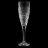Бокалы для шампанского 180 мл 6 шт &quot;NICOLETTE /Без декора&quot; хрусталь Йиглава / 150799
