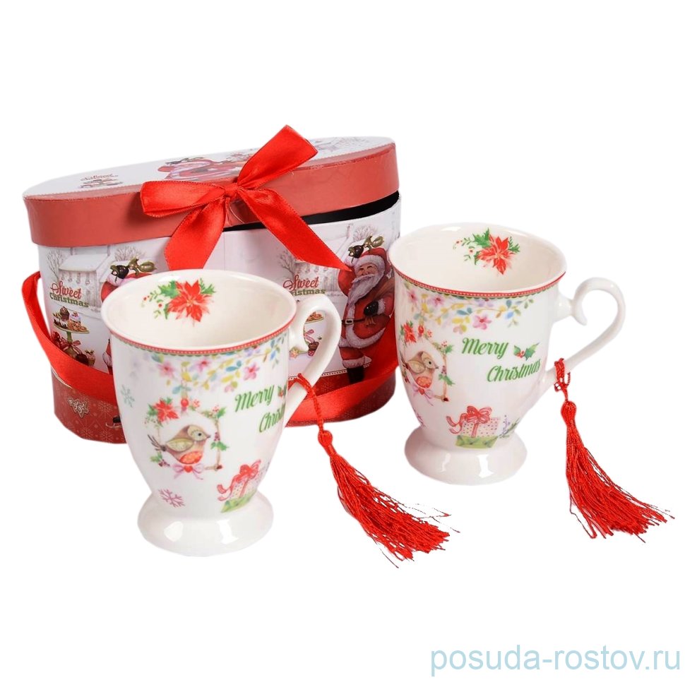Набор кружек 2 шт "Новогодние /Merry Christmas" (подарочная упаковка) / 150377