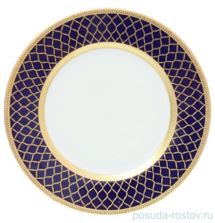 Набор тарелок 17 см 6 шт &quot;Валенсия /Кобальт /В золотом ришелье&quot; / 137694