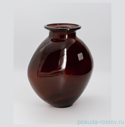 Ваза для цветов 26 см тёмно-коричневый &quot;Neon&quot; / 323159