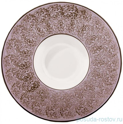 Тарелка 27 см глубокая сиреневая &quot;Splash&quot; / 261449