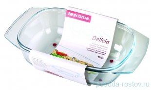 Жаровня 42 см глубокая "Tescoma /DELÍCIA Glass"  / 141497