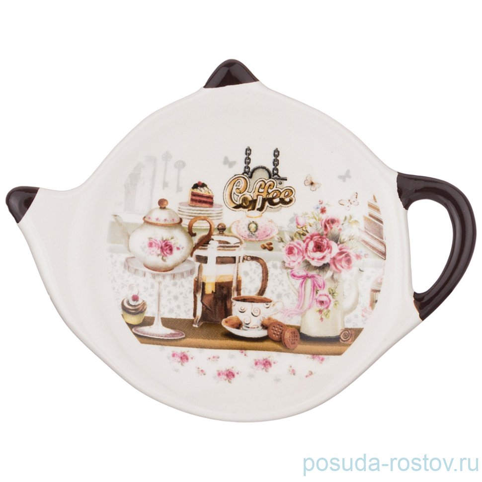 Подставка под чайные пакетики 12 х 9,5 х 1,5 см "Coffee" / 234433 Подставка под чайные пакетики 12 х 9,5 х 1,5 см "Coffee" / 234433