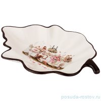 Блюдо 26,5 х 18 х 4,5 см Лист &quot;Coffee&quot; / 190282