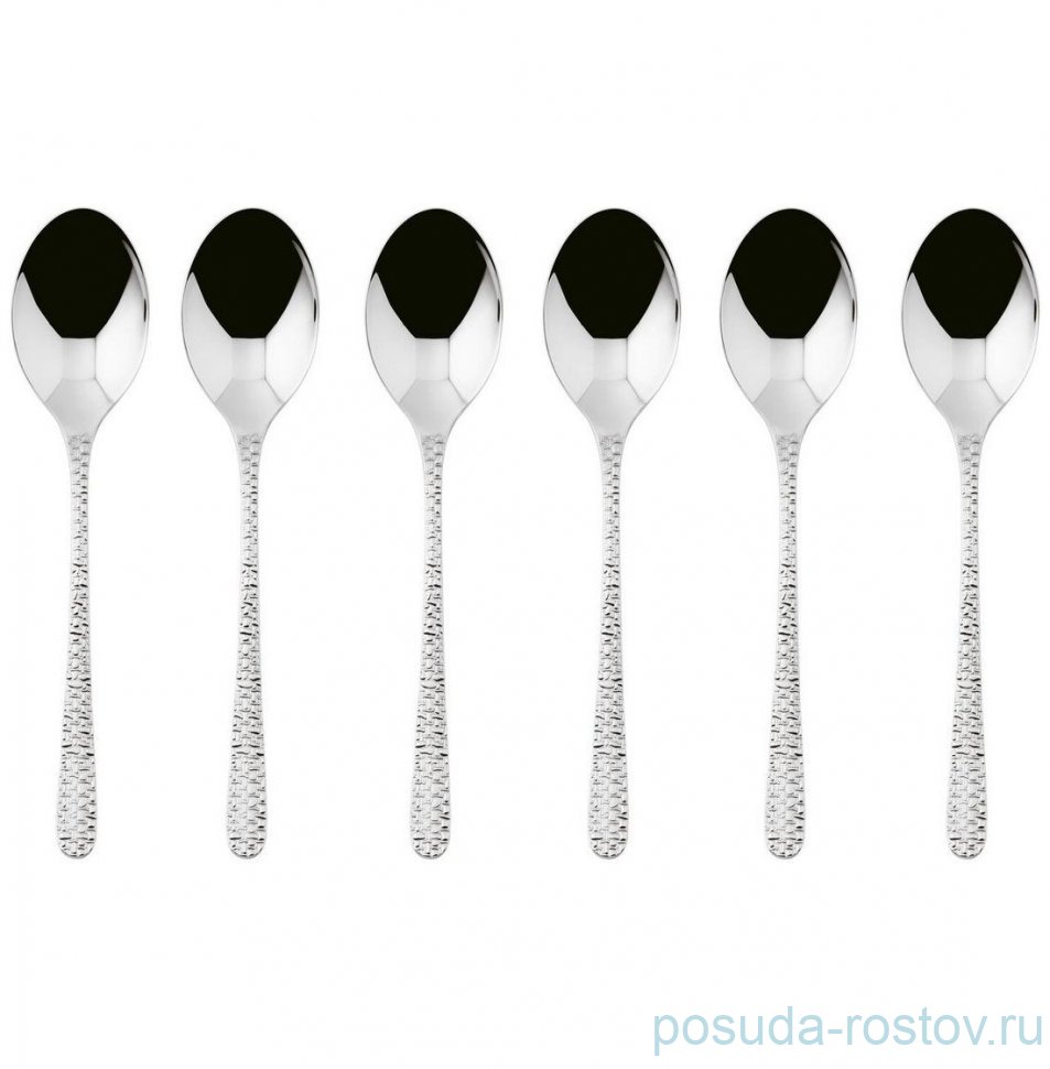 Столовые приборы 6 предметов Ложки для кофе экспрессо "Venezia" / 351778 Столовые приборы 6 предметов Ложки для кофе экспрессо "Venezia" / 351778