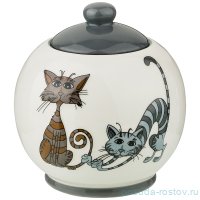 Сахарница 380 мл 10 х 10 х 11 см &quot;озорные коты&quot; / 207068