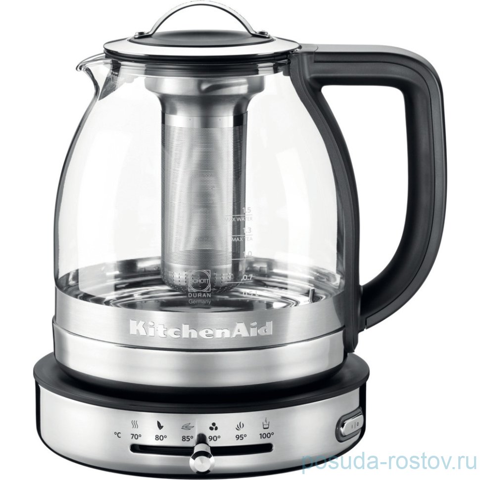 Чайник электрический 1,5 л стеклянный "KitchenAid" / 222427 Чайник электрический 1,5 л стеклянный "KitchenAid" / 222427