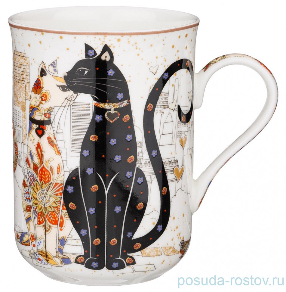 Кружка 350 мл "Парижские коты" / 254669