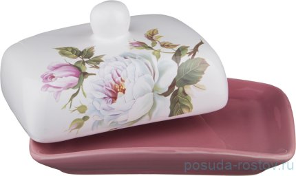 Маслёнка 17 х 12 х 10 см &quot;Шиповник&quot; / 202671