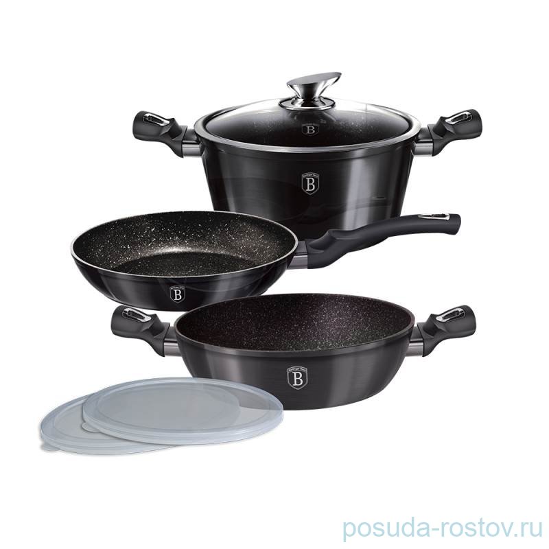 Набор посуды 6 предметов "Carbon Pro Edition" / 280657 Набор посуды 6 предметов "Carbon Pro Edition" / 280657