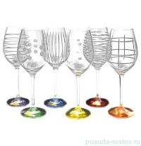 Бокалы для белого вина 360 мл 6 шт &quot;Celebration /Разноцветные&quot; / 059278