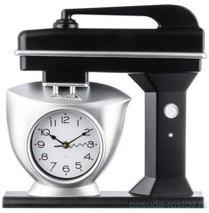 Часы настенные 39 см кварцевые черные &quot;CHEF KITCHEN&quot; / 187980