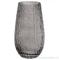 Ваза для цветов 27 см серая / 289413